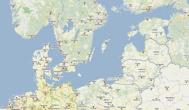 Danmark Estland Letland Litauen.